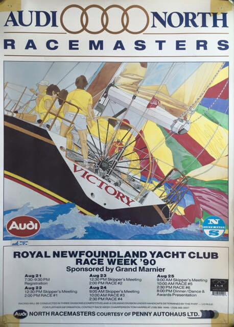 RNYC Race Week 1990 poster.