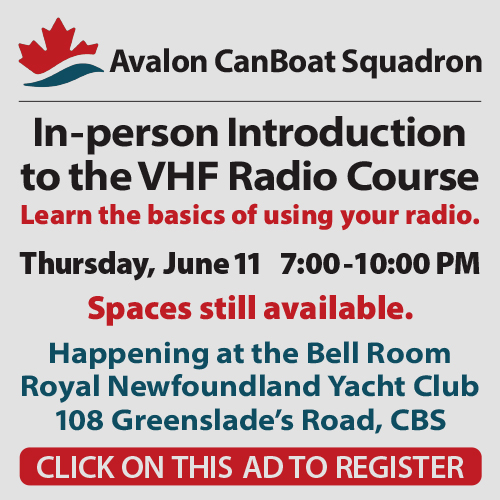 VHF Radio course ad