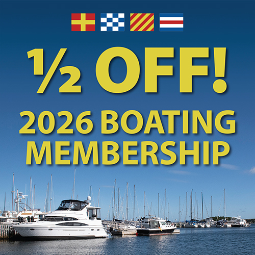 Boating Membership ½ OFF ad
