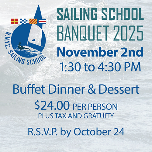 Sailing School Banquet ad