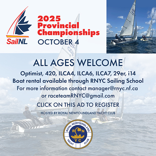 2025 Sail NL Provincial Championships ad