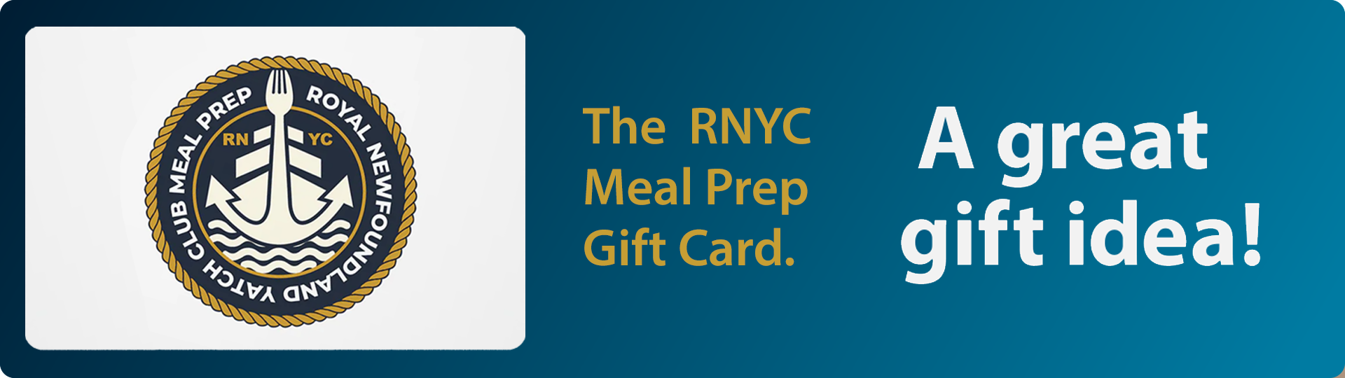 Meal Prep Gift Card ad