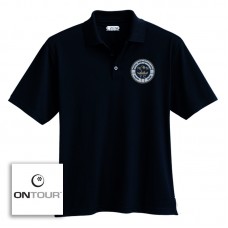 ONTOUR® Moreno men's navy polo shirt - RNYC crest